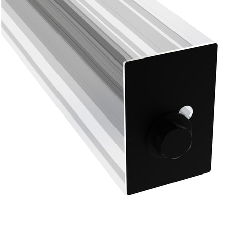 Kinetic KRP-B Black End Cover Plate for Solar Panel Mounting Rail