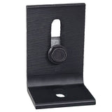 Kinetic KLB3-BM 3 inches black anodized L-Bracket for solar panel