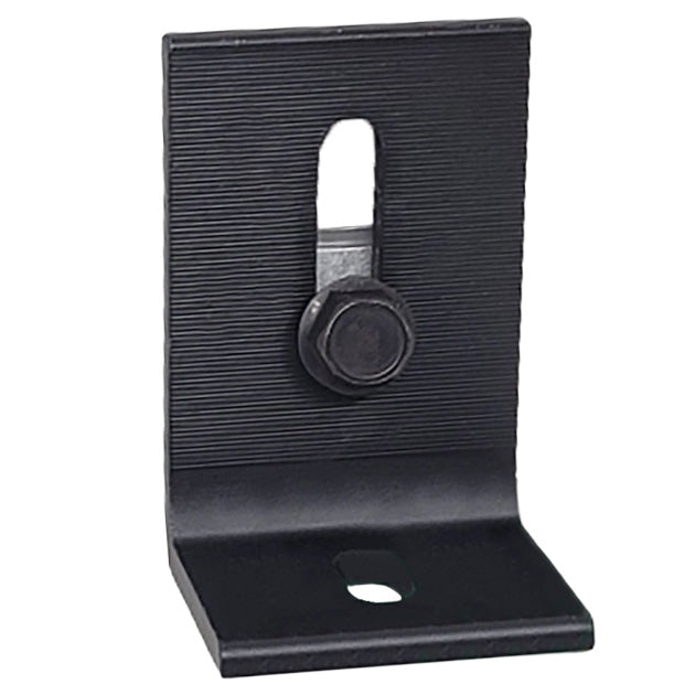 Kinetic KLB3-BM 3 inches black anodized L-Bracket for solar panel
