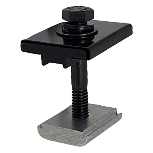Kinetic KMWC3046-BM Black Anodized Mid Clamp for solar panel