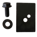 Kinetic KRCP Black End Cover Plate for solar panel mounting rails