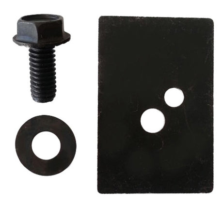 Kinetic KRCP Black End Cover Plate for solar panel mounting rails