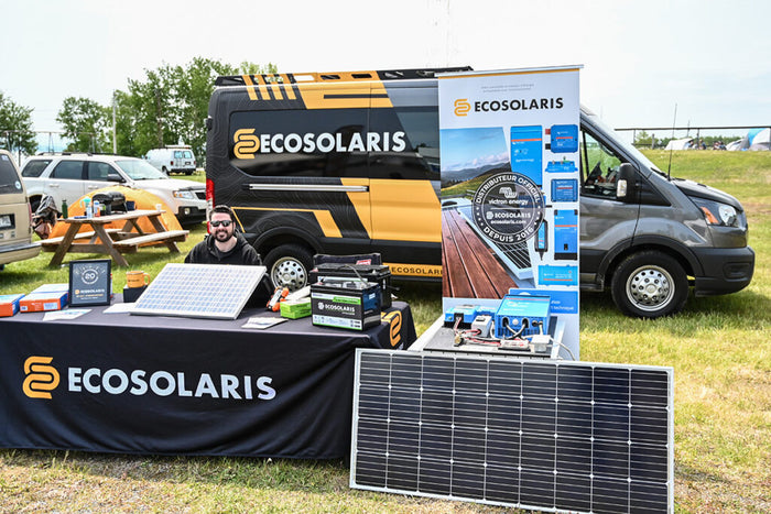 Ecosolarisstand at Charlevoix Vanfest