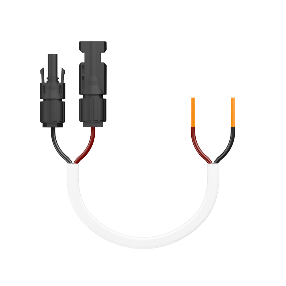 Câble #10 AWG, 2 conducteurs, Blanc, 100 Pieds, connecteurs Compatible MC4/Aucun, usage BOAT