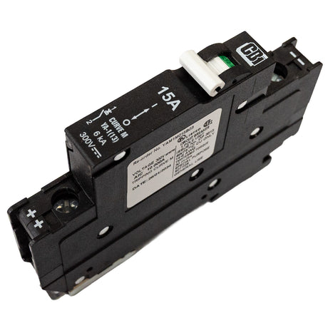 Midnite Solar MNEPV15 15A 300V breaker - top