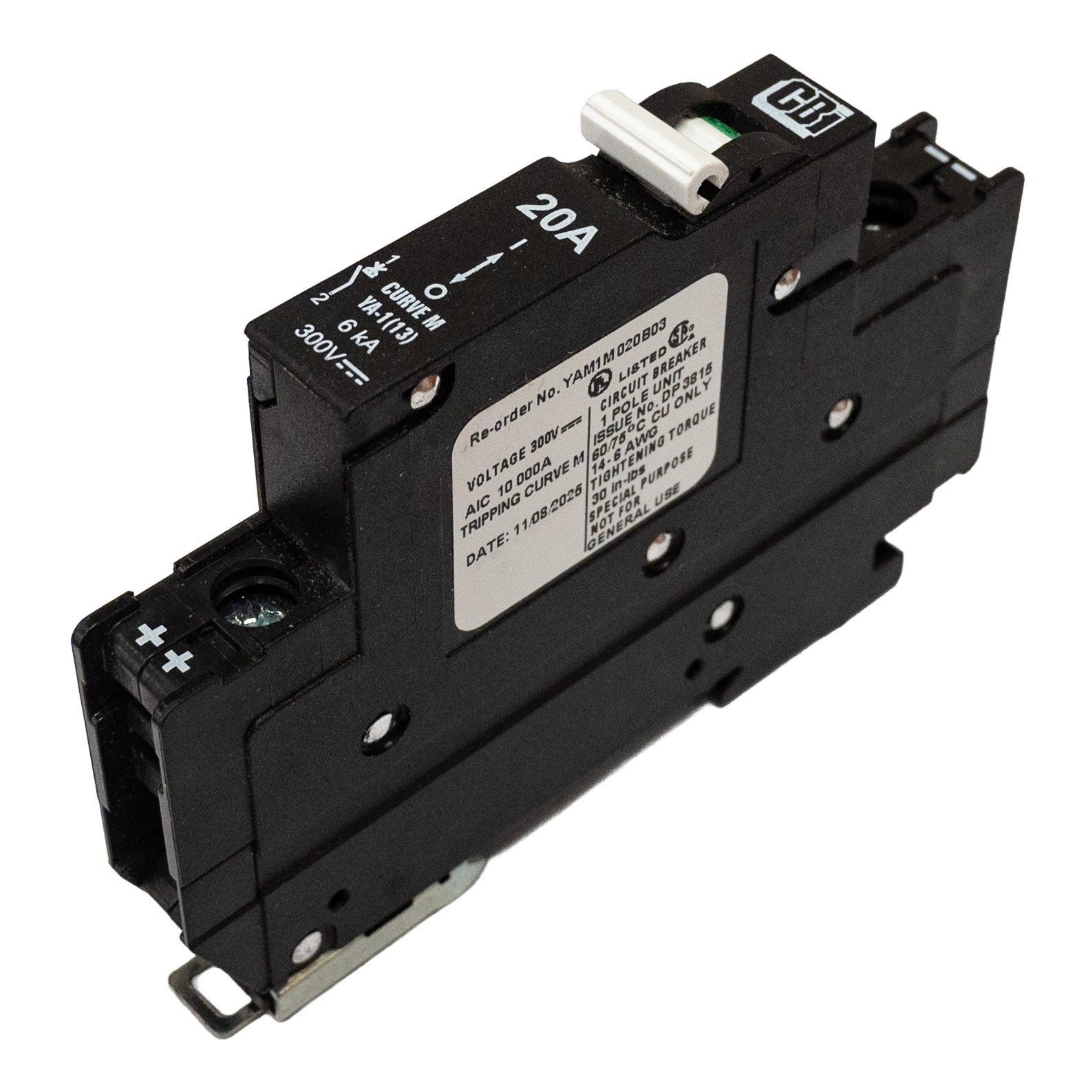 MidNite Solar, 20A, 300 VDC, DIN rail mount, 13mm wide. – Ecosolaris