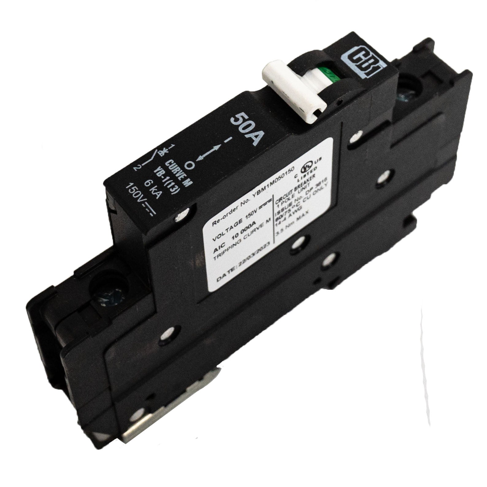 MidNite Solar, 50A, 150 VDC, DIN rail mount, 13mm wide. – Ecosolaris