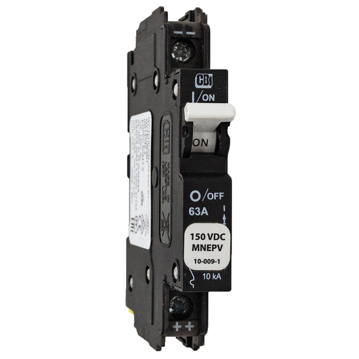 Midnite Solar MNEPV63 150V 63A DC breaker - top