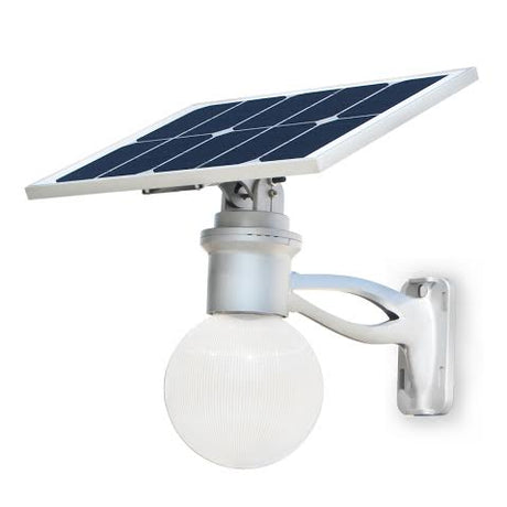 Ecosolaris Luna solar light bulb with lithium battery, solar panel and movement detector