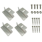 Mill finished silver aluminum Z-Bracket for solar panels