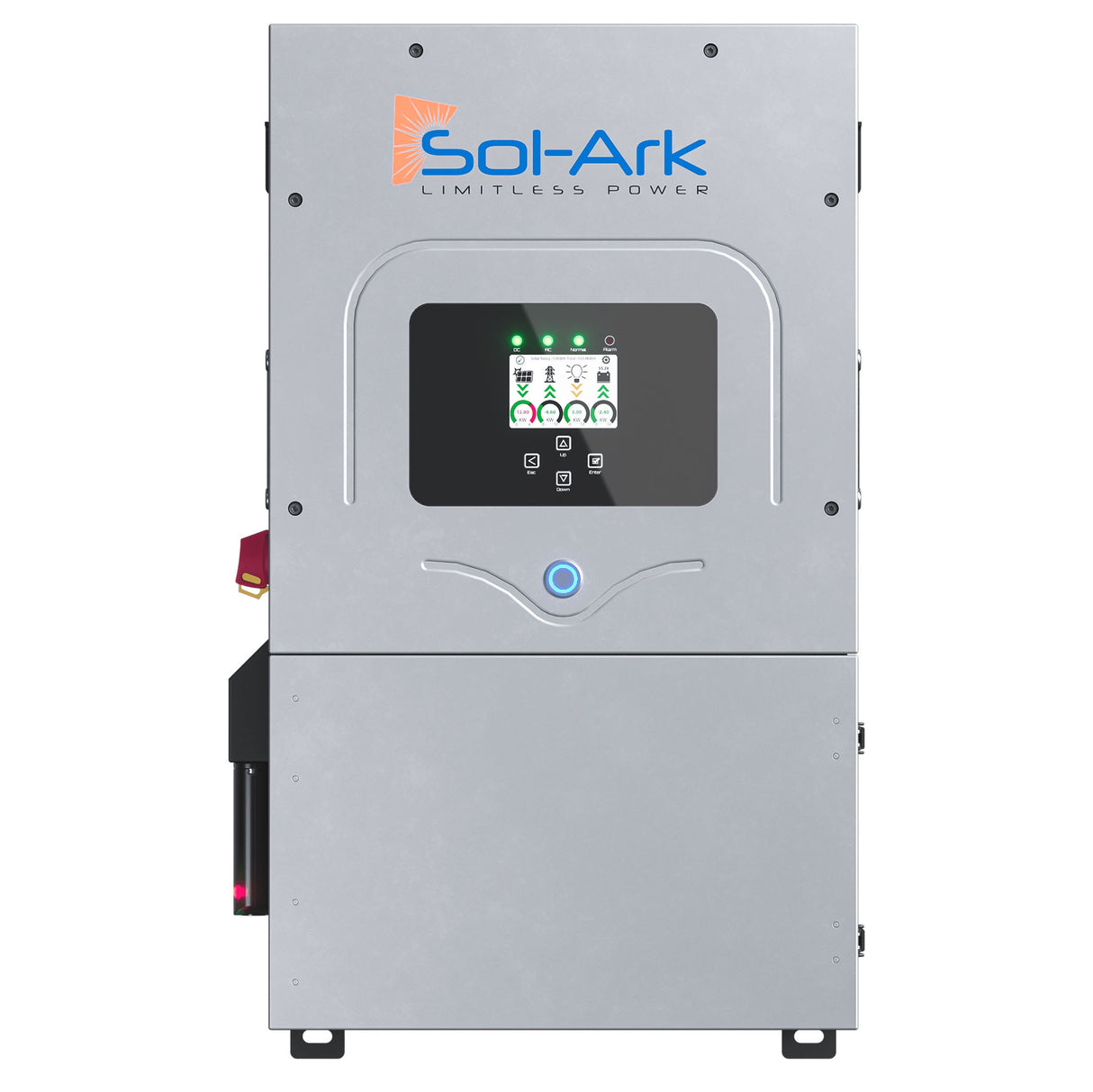 Sol-Ark solar powered backup 12K-2P inverter - front view