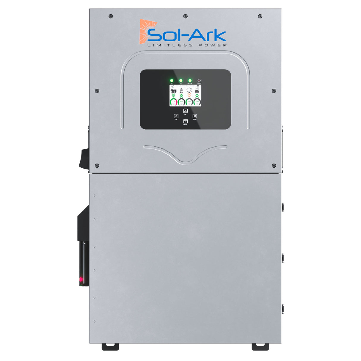 Sol-Ark solar powered backup 15K-2P inverter - front view