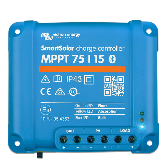 Victron Energy SmartSolar 75/15 solar charge controller - front