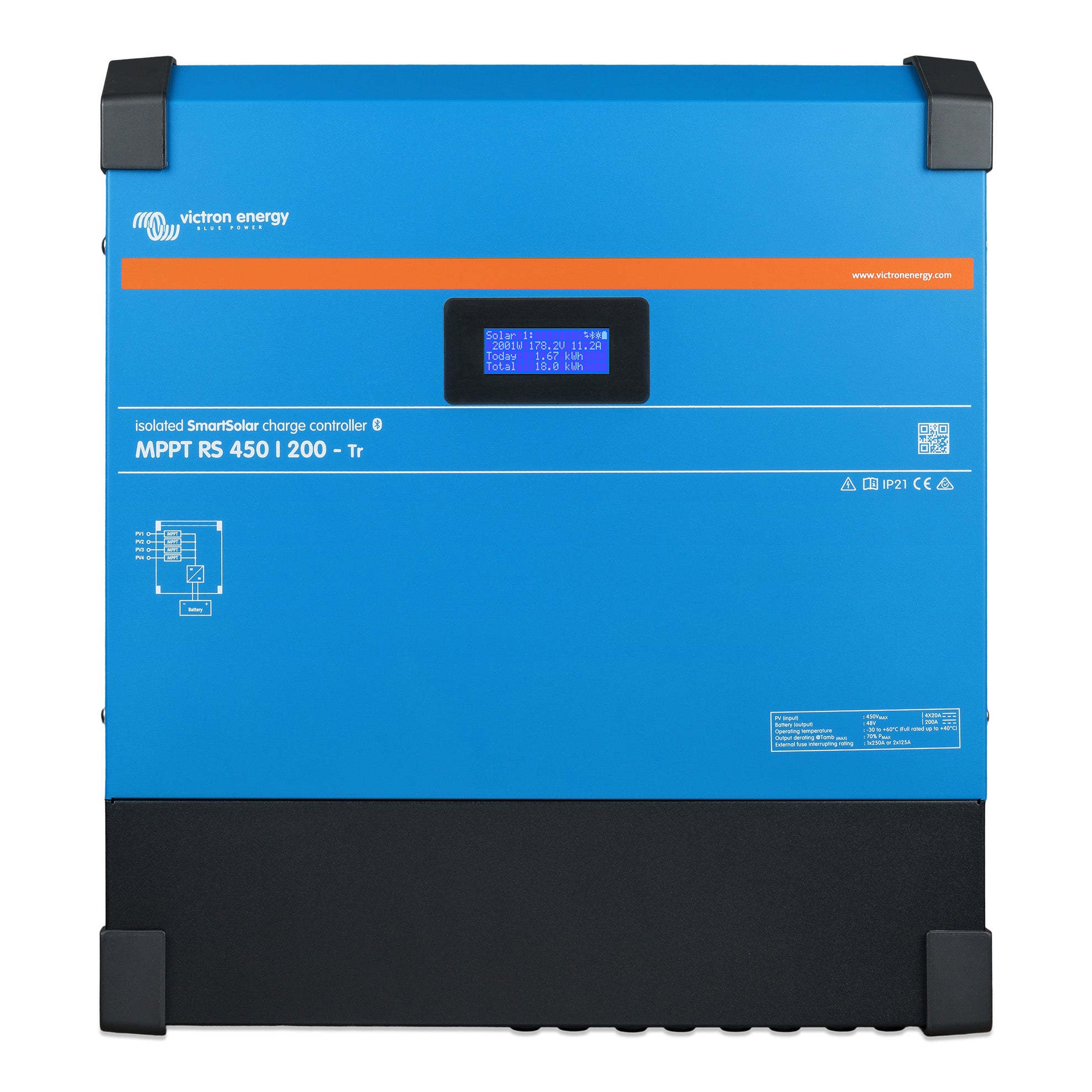 Victron SmartSolar MPPT RS 450/200-Tr Solar Charge