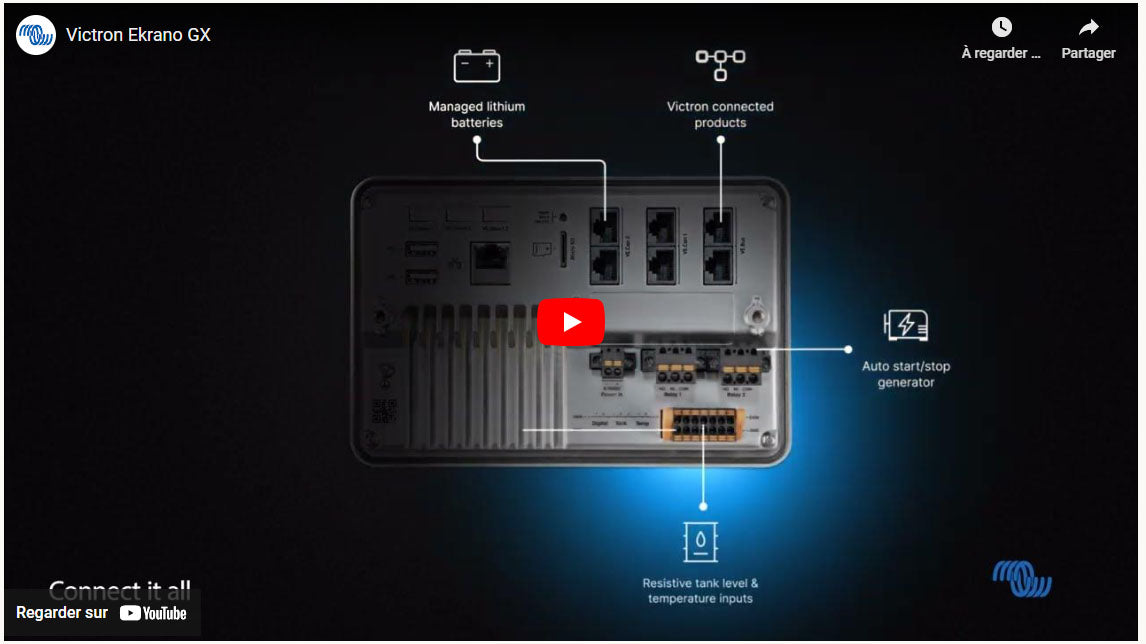 Victron Energy Ekrano GX presentation video cover