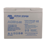 Victron Energy BAT412110081 12V 60Ah AGM super cycle battery - front