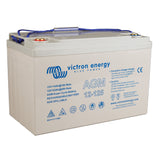 Victron Energy BAT412112081 12V 125Ah AGM super cycle battery - left