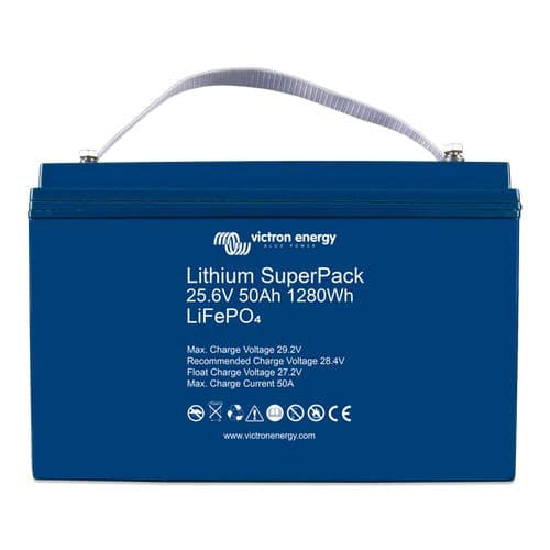 Victron Energy BAT52405070 SuperPack ithium LiFePO4 2V 50Ah Smart battery - front