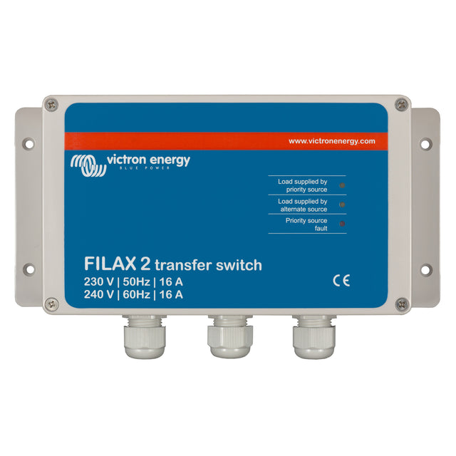 Victron Energy SDFI0000110 Filax 2 Ultra Fast transfer switch - top