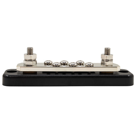 Busbar 250A 2P with 6 screws +cover - front