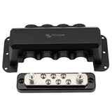 Busbar 250A 2P with 6 screws +cover - top with cover