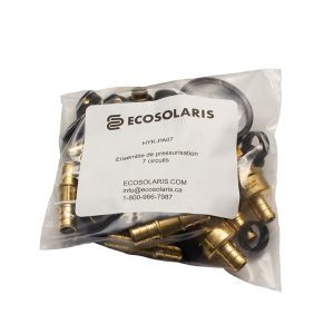 7 loops PEX installation pressure kit